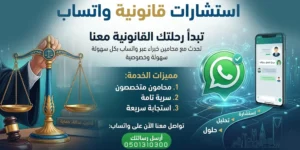 استشارات قانونية واتساب